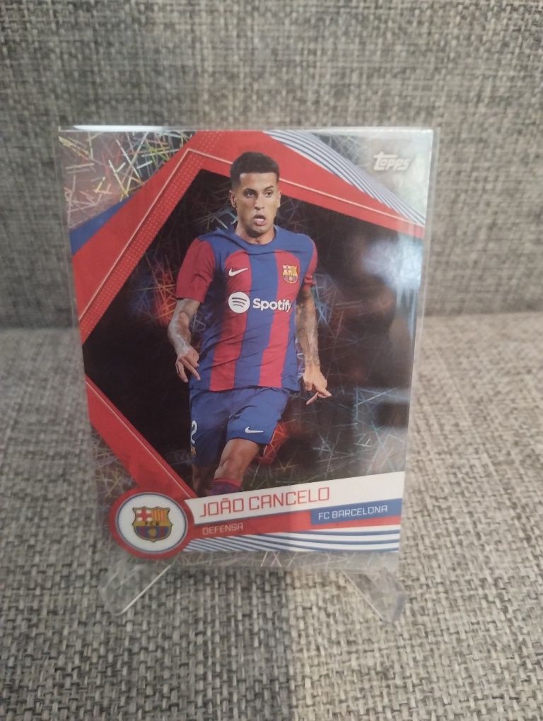 2023-24 topps fan set fc Barcelona base parallel Joao cancelo