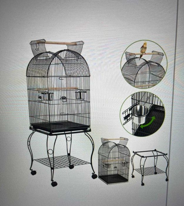 Klatka dla ptaków woliera dla papug ozdobna