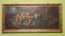 Obraz - Hans Zatzka „Taniec nimf” - rama 132x64cm