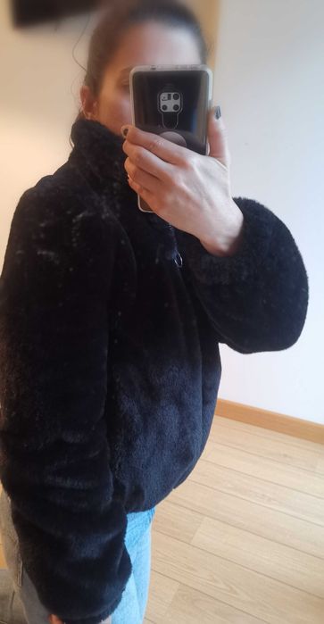 Casaco felpudo pull & bear