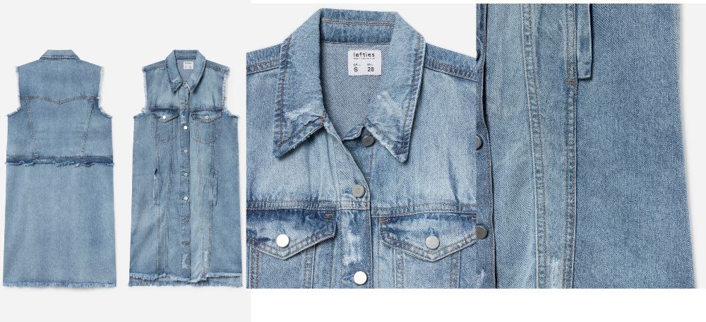 * * * *NOVO Vestido Vintage  de Ganga Lefties * * *