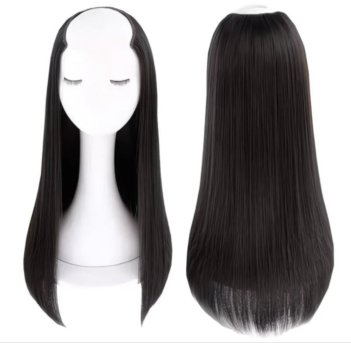 Волосы на заколках