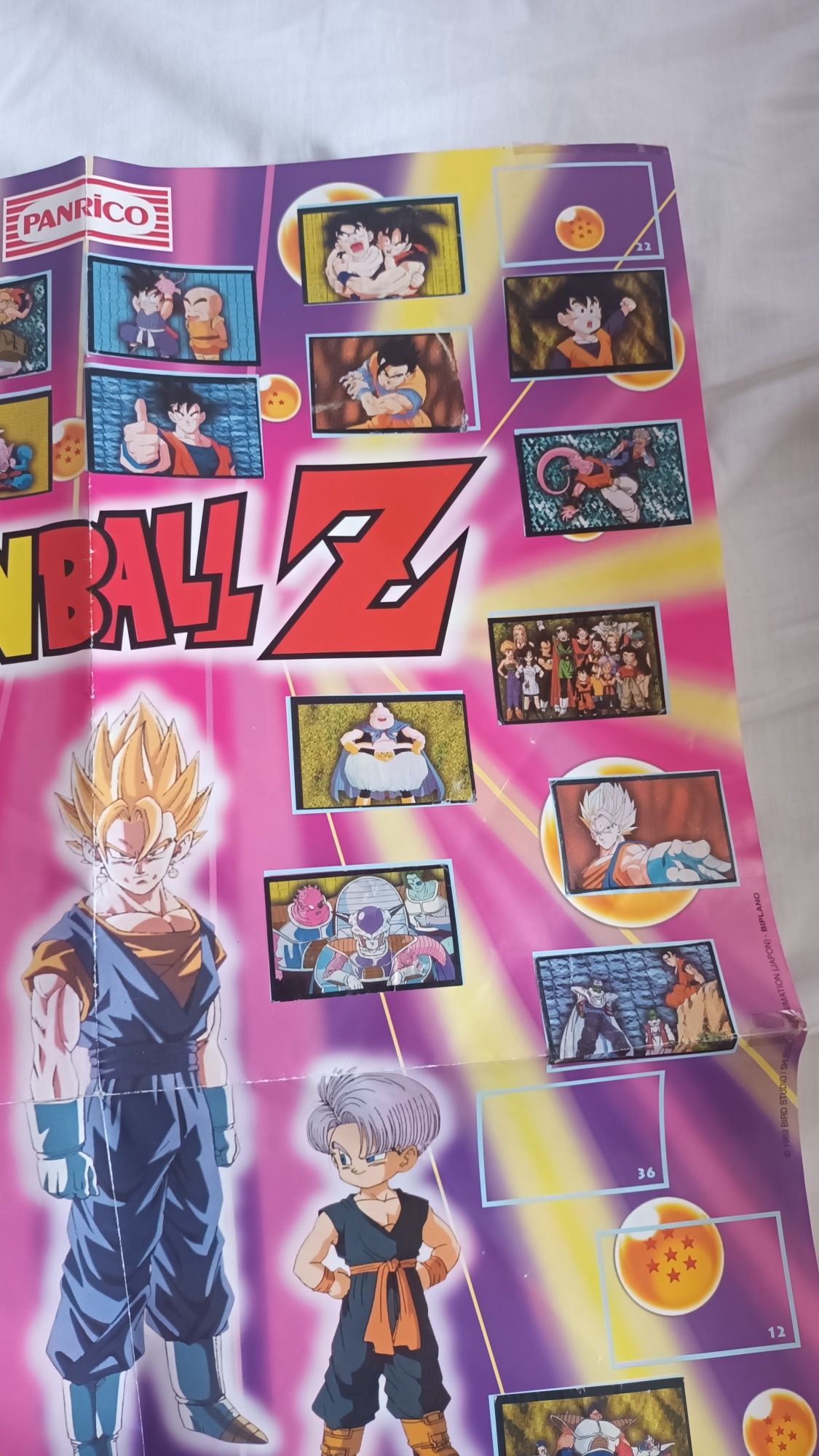 Poster Dragonball Z panrico bollycao