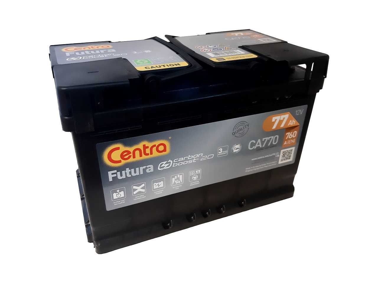 Akumulator samochodowy CENTRA FUTURA CA770 77Ah 760A