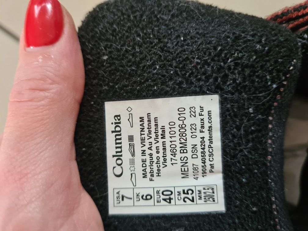 Buty zimowe columbia