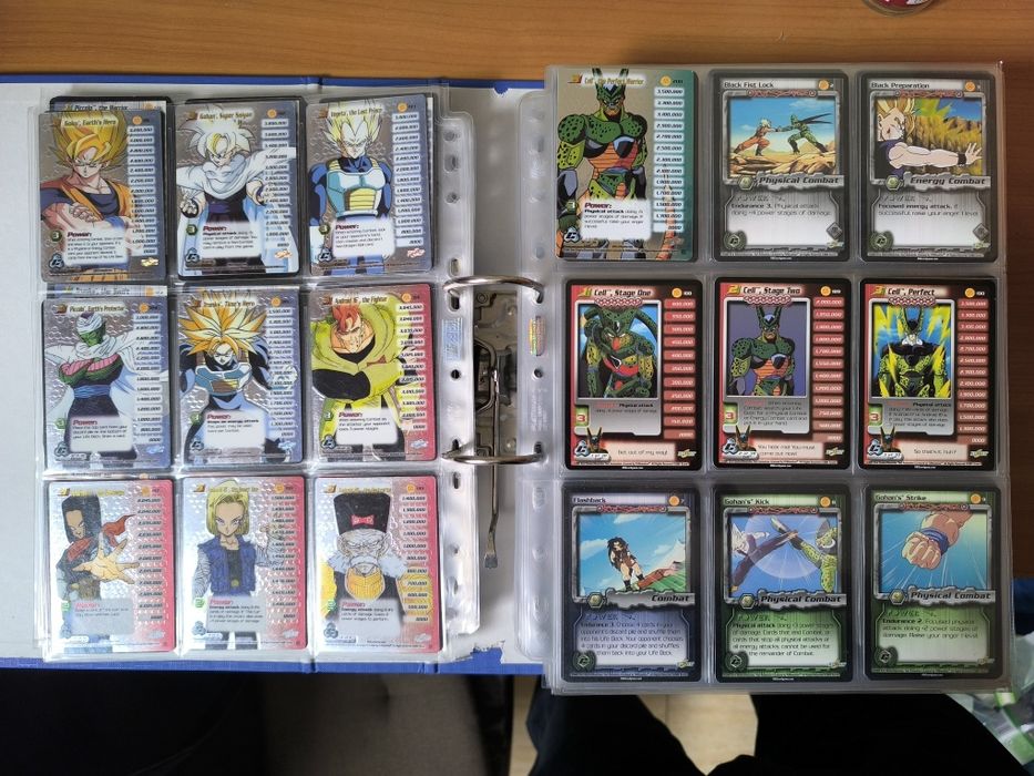 Karty Dragon Ball Z CCG SCORE kompletna Cell Saga 1-200.