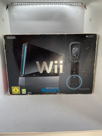 Konsola Nintendo Wii Czarna + Karton Zestaw