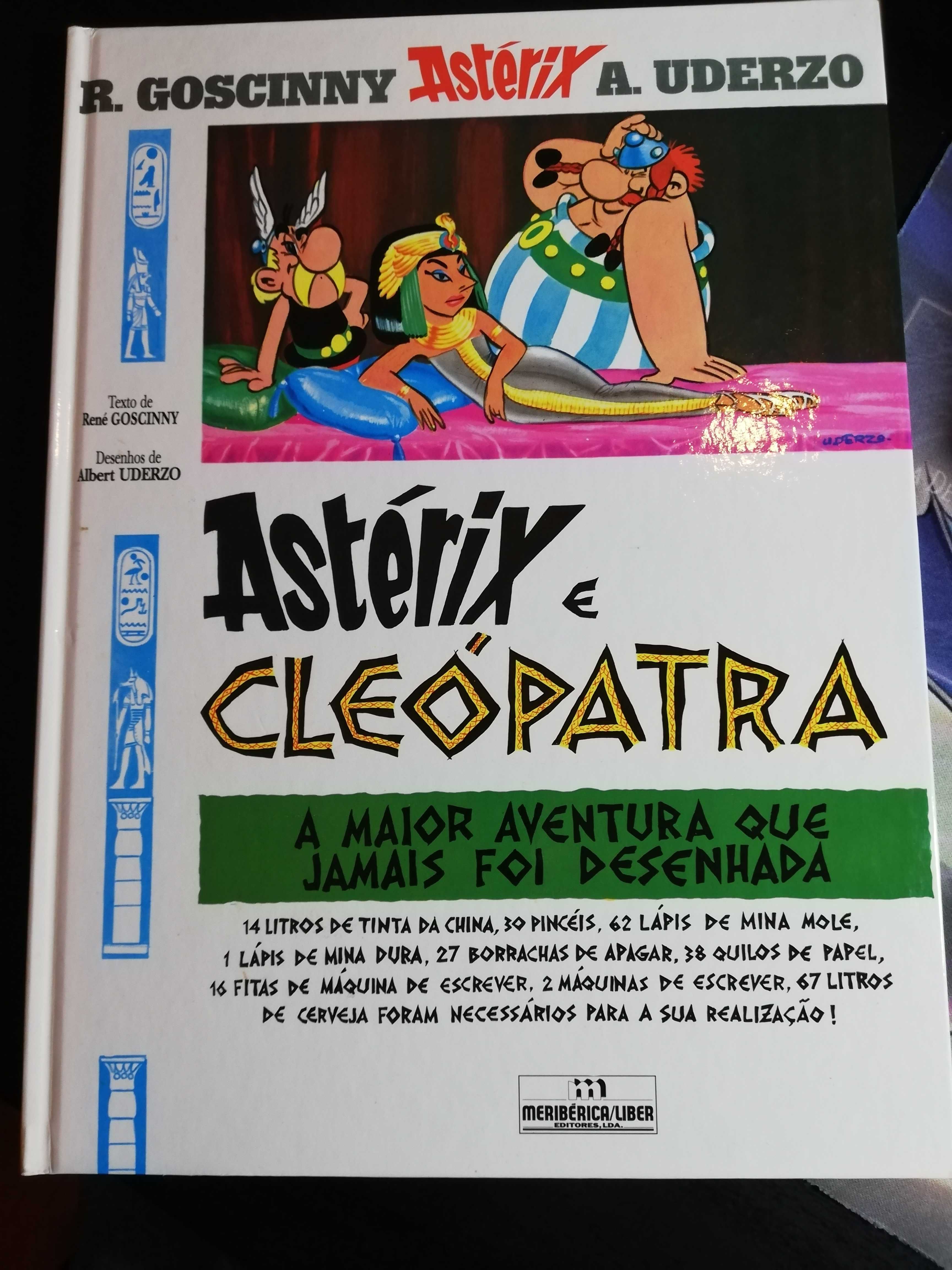 Livros Lucky Luke e Astérix