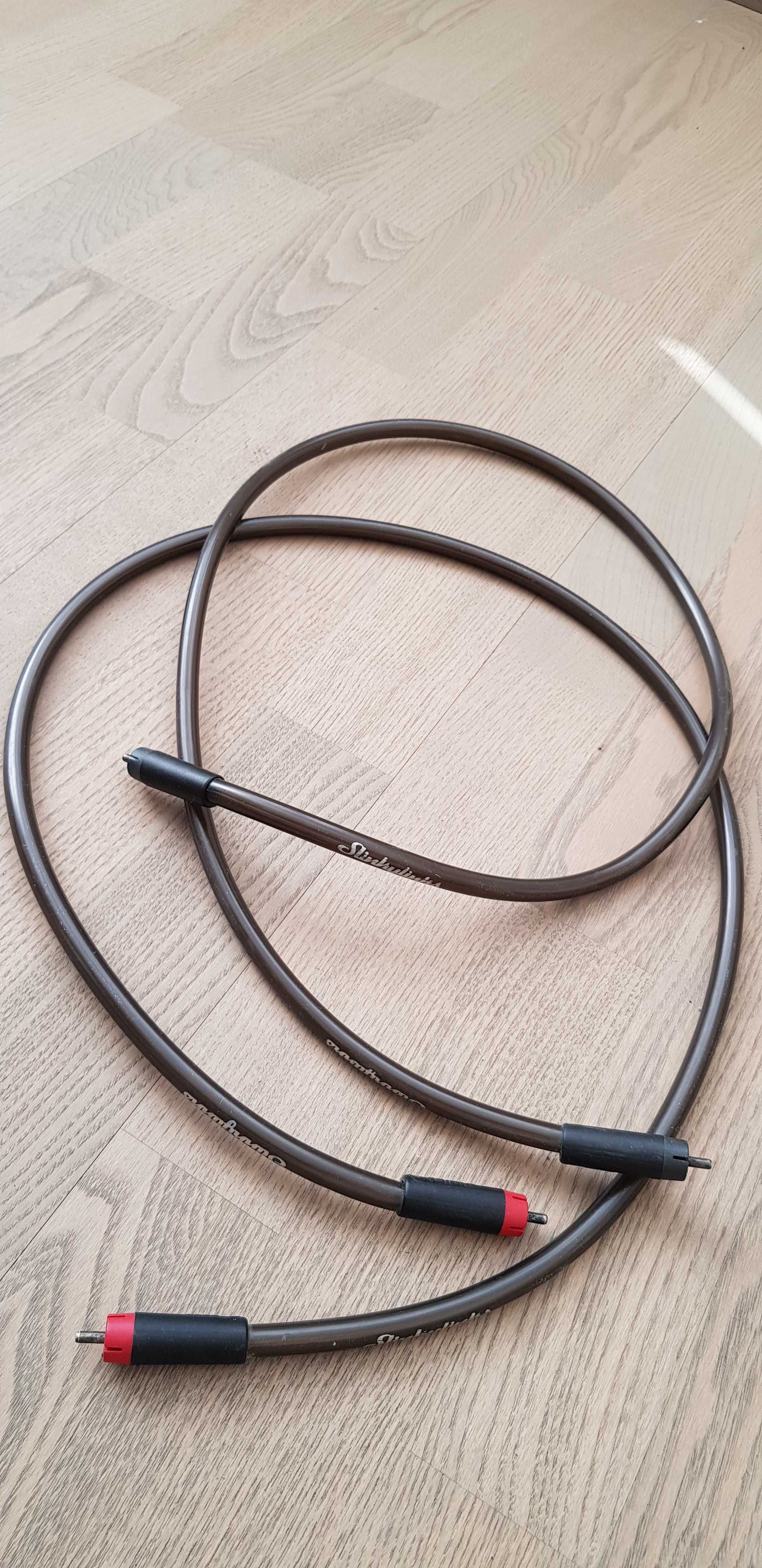 продам межбл. кабель Slinkylinks (Австралия) 1 м, серебро RCA, Bullet