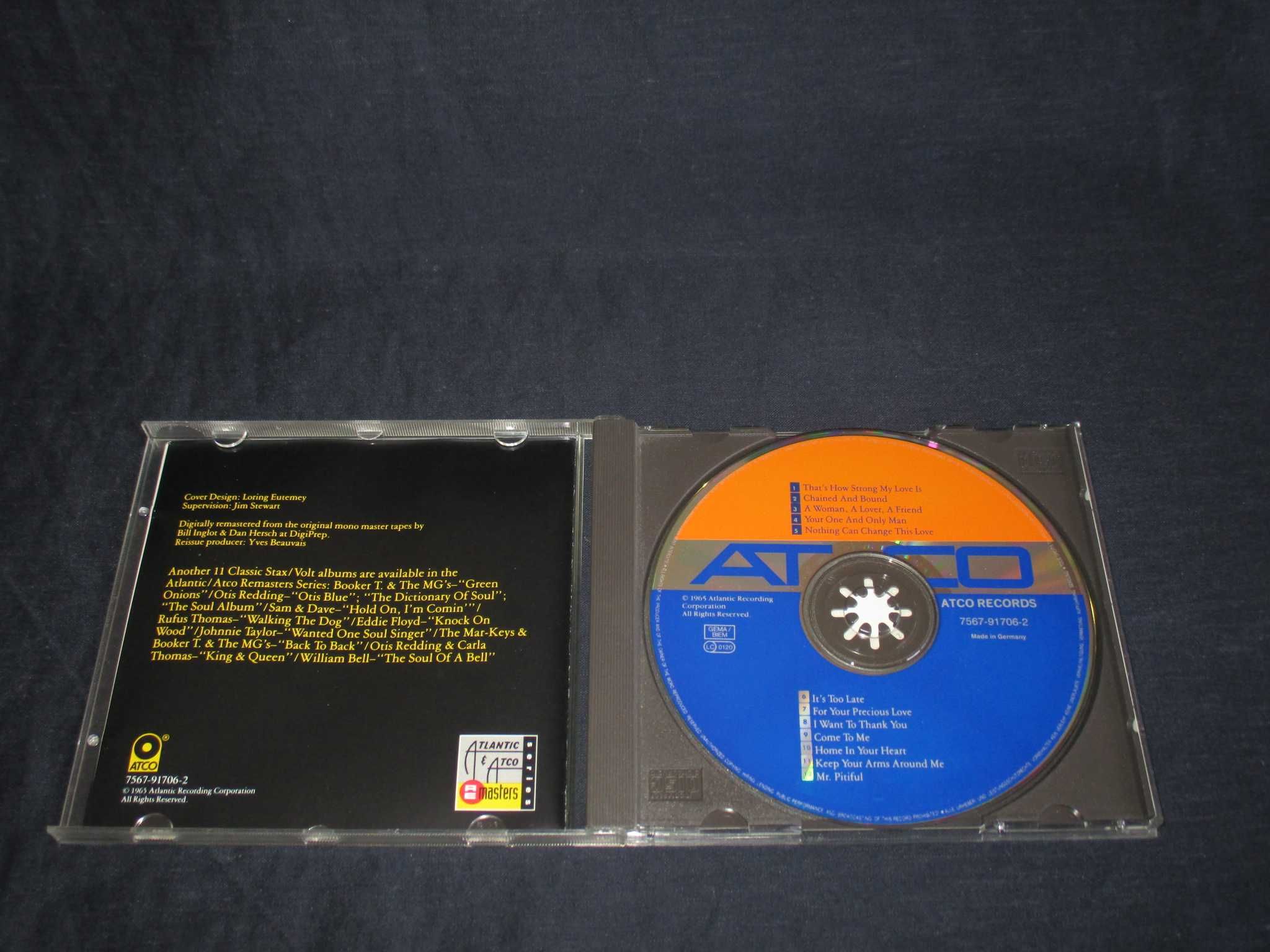 CD Álbum The Great Otis Redding Sings Soul Ballads