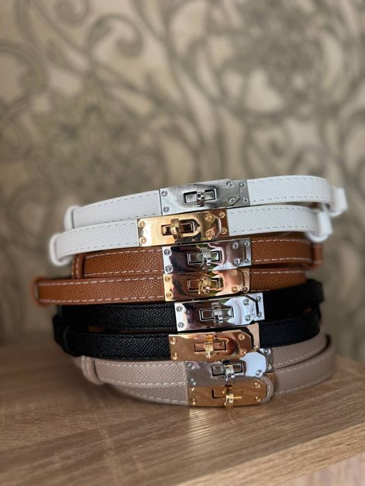 Ремінець з стильною пряжкою замочком ЦІНА З ОЛХ ДОСТАВКОЮ!