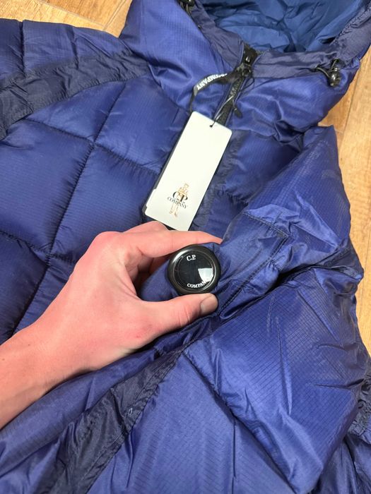 Puffer CP Company куртка пуховик мікропуховик сп компані синій