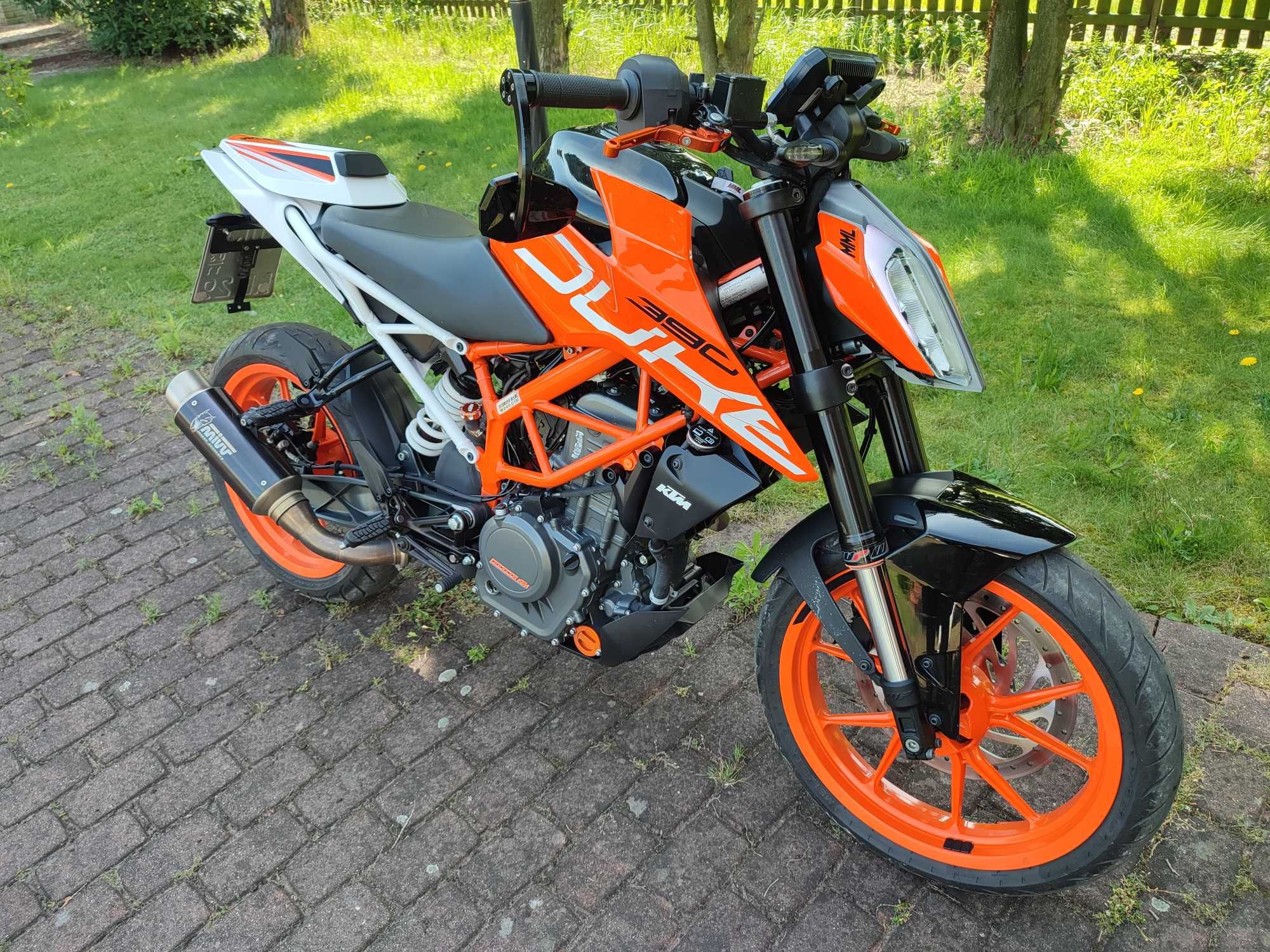 KTM DUKE 390, 2019 rok, Perfekcyjny stan, Dużo dodatków
