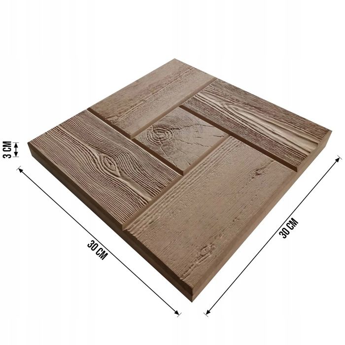 4 SZT Forma do płyt betonowych kostki 30x30cm