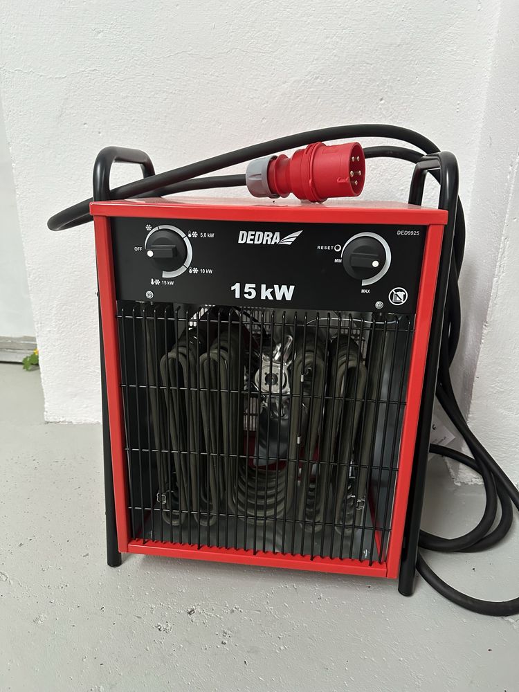 Dedra nowa nagrzewnica 15 kw + kabel