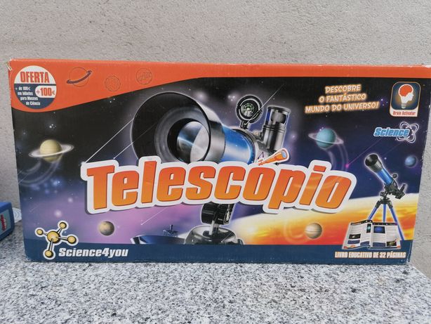 Telescópio e microscópio para crianças