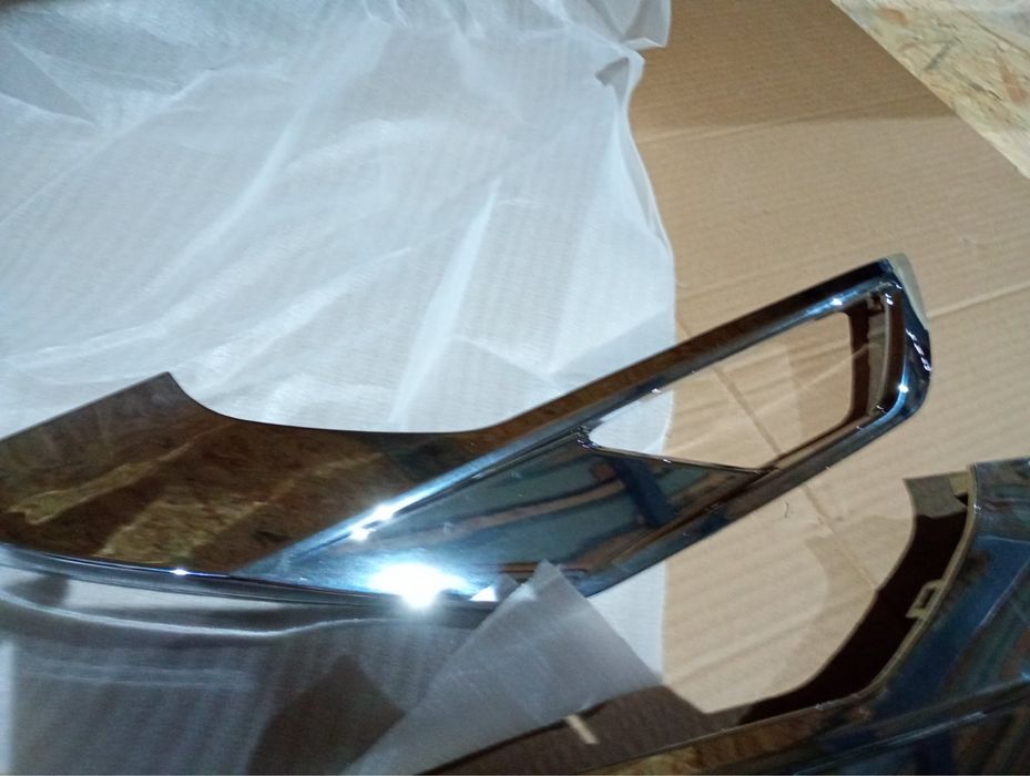 Хром накладка бампера OUTLANDER 2021 2022 2023 птф