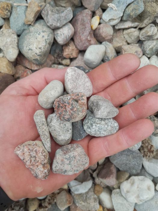Kruszywa płukane rzeczne , grysy granitowe