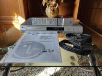 Odtwarzacz DVD, nagrywarka DVD LG RH265 + pilot + kable SCART (Euro)