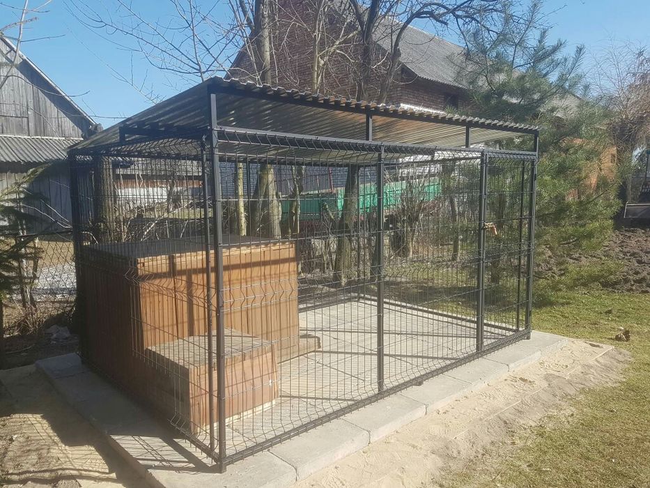 Kojec dla psa 3x2m, zagroda super boks z panelu 3D