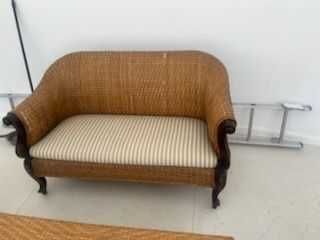 Zestaw wypoczynkowy - wiklinowy