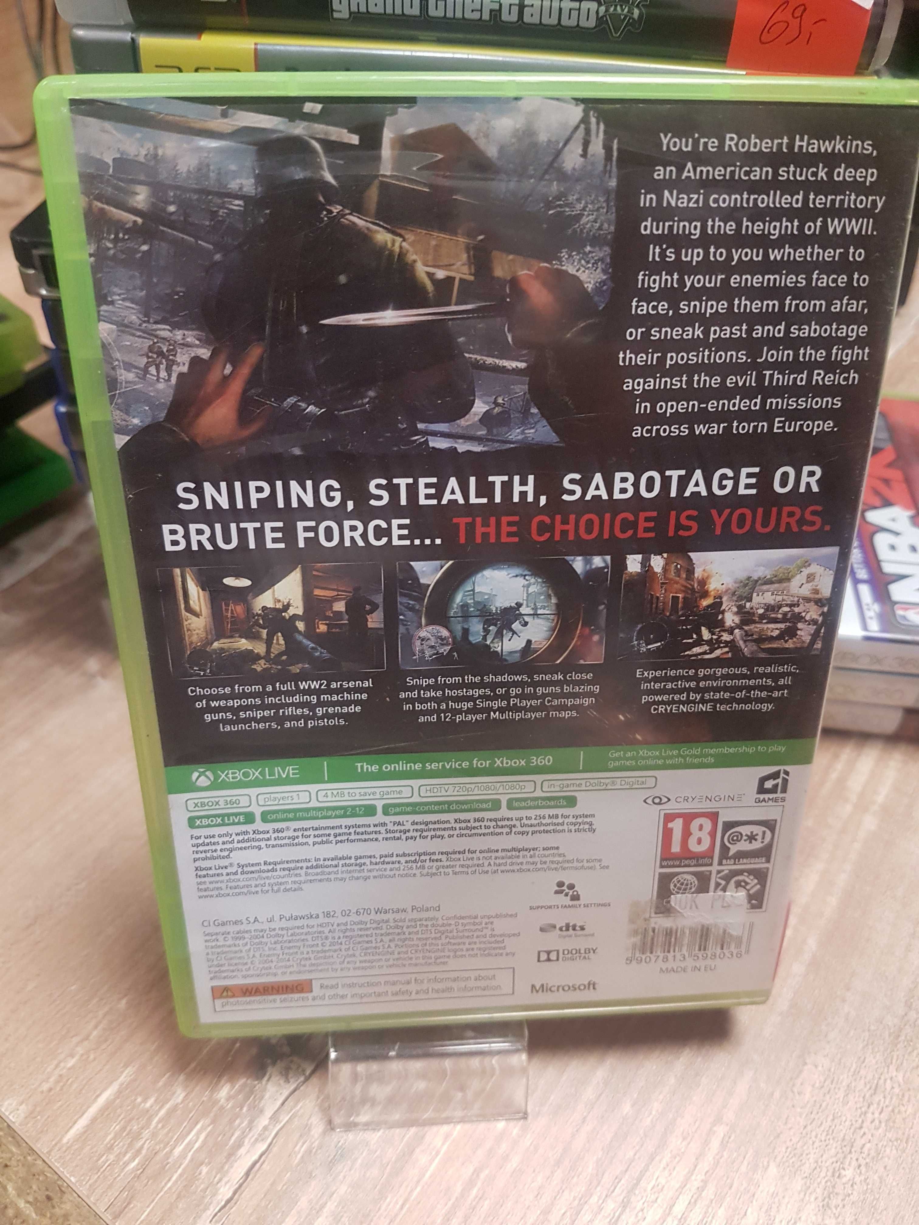 Enemy Front XBOX 360,  Sklep Wysyłka Wymiana
