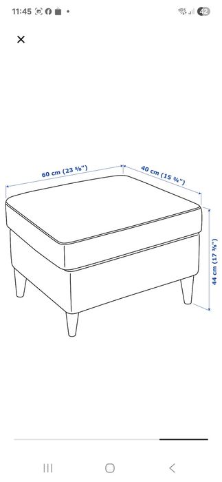 Podnóżek  IKEA STRANDMON nordvalla 1 szt.