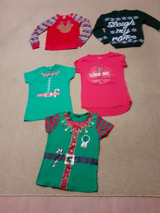 Футболки, светри новорічні s-m