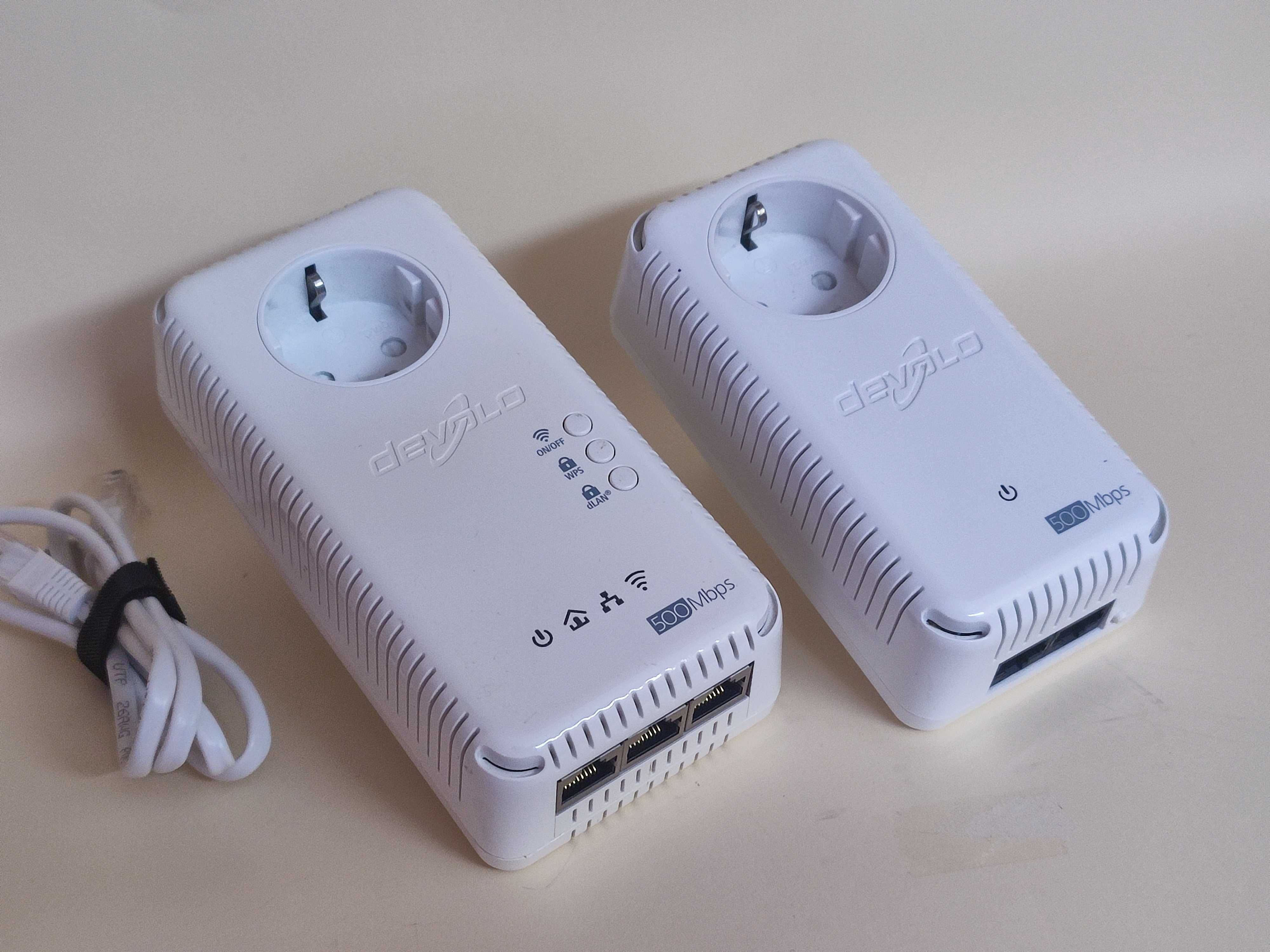 2x Devolo AV500 Wi-Fi Adaptadores CPL Powerline