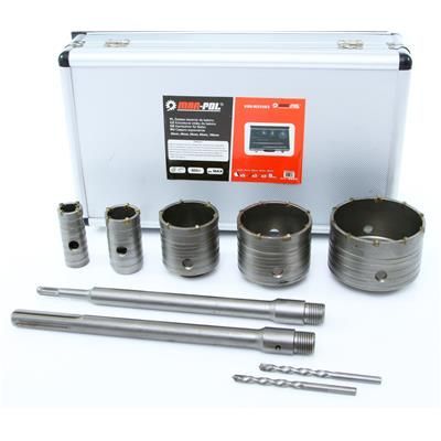 Otwornice frezy do betonu SDS+ zestaw 30-100mm