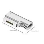 Переходник USB Type C -> Apple MagSafe 2 повербанк / PD до 100W