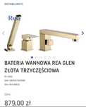 Bateria łazienkowa Rea GLEN NOWA