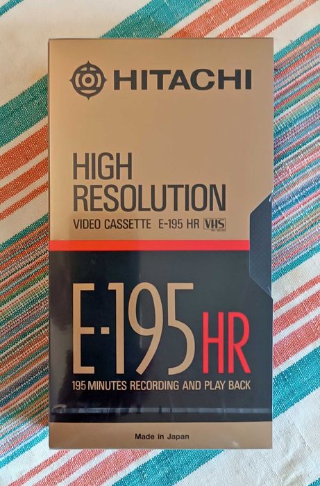 VHS касета Hitachi E-195 HR