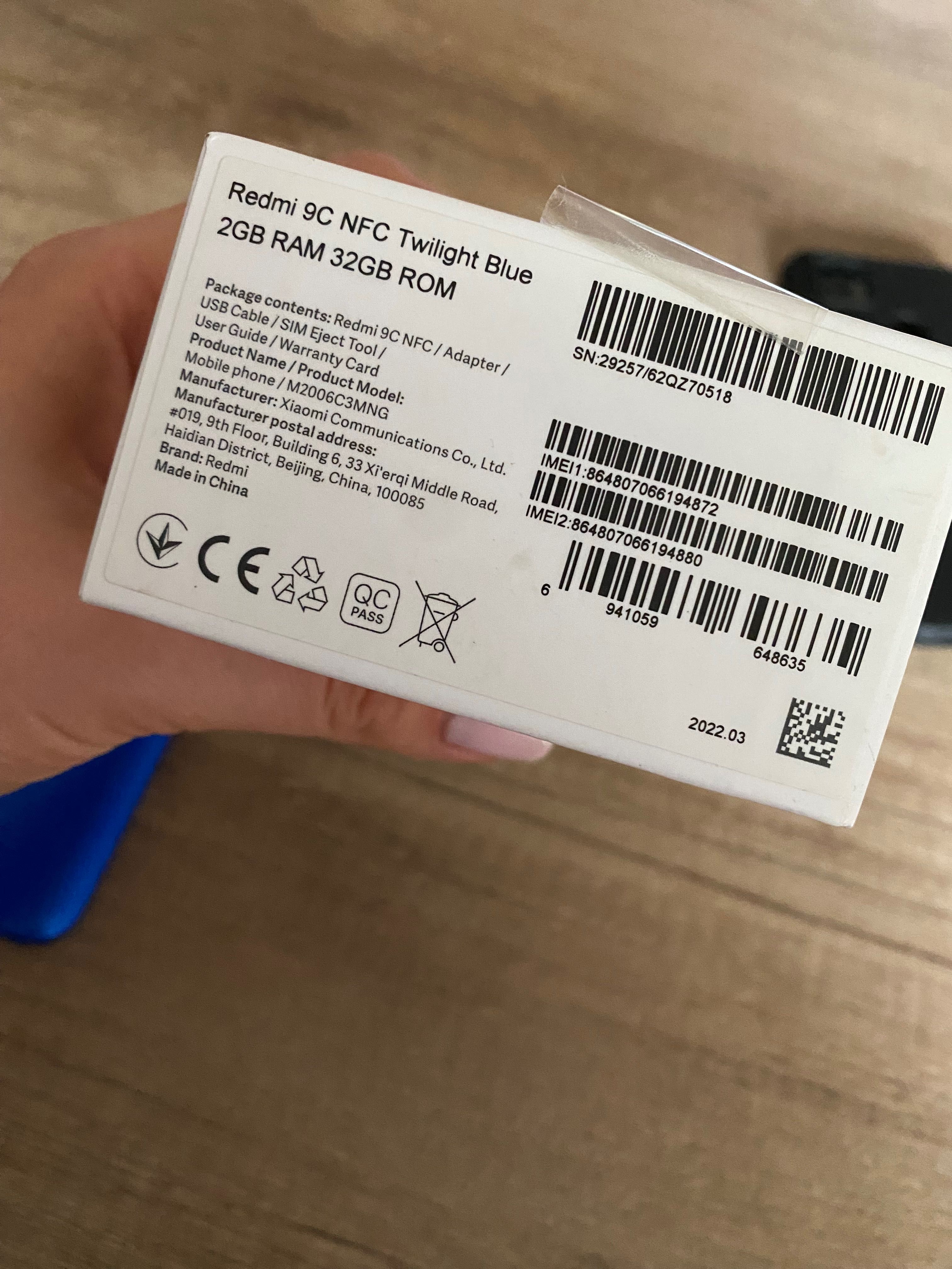 Xiaomi Redmi 9C NFC 2/32 GB Dual Sim