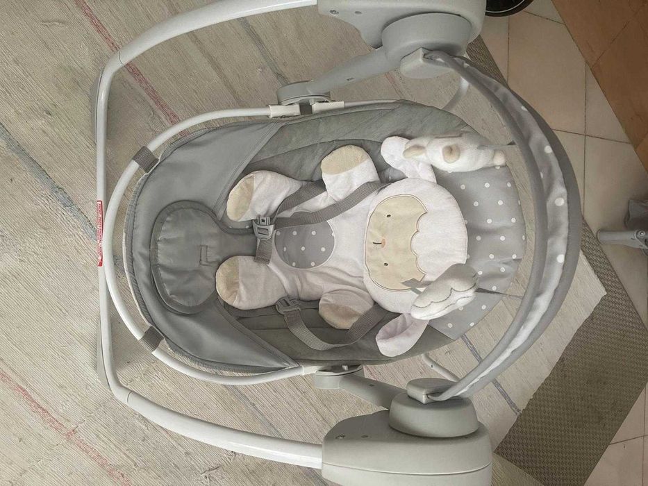 Cadeira Baloiço Esperguiçadeira Musical Para Bebé - Portable Swing