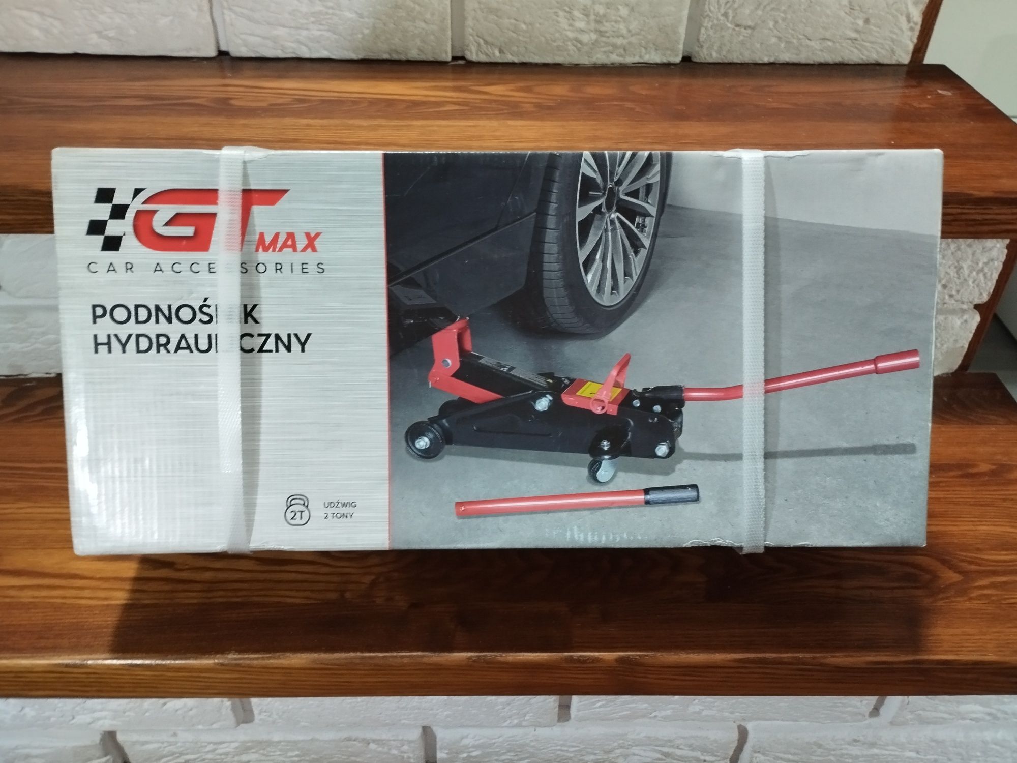 Nowy Podnośnik hydrauliczny 2 tony (t). GTMax