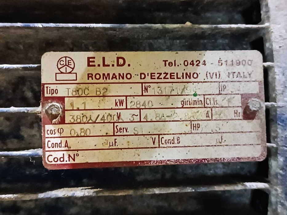 Dmuchawa elektryczna PARLOCK M20/2 + Silnik 1,1KW