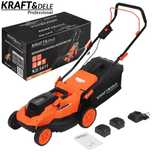 KRAFT&DELE Kosiarka Akumulatorowa 50l 38cm 40v 2 X 6ah Solidna KD5411