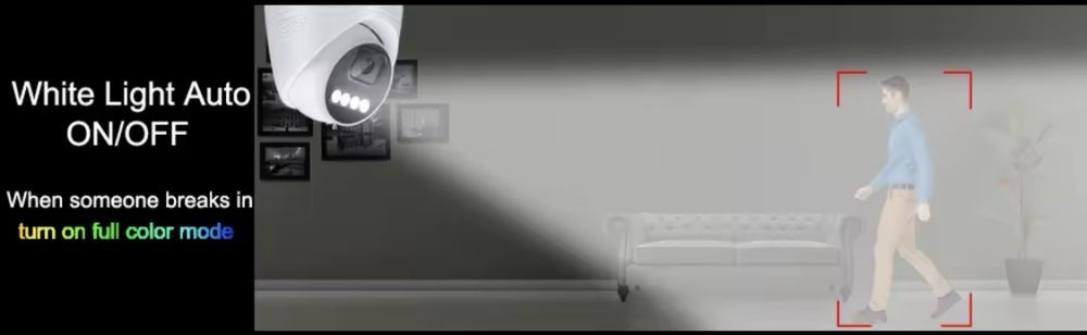 Камера  4mp/2.8mm/PoE/микрофон/Onvif/LED подсветка