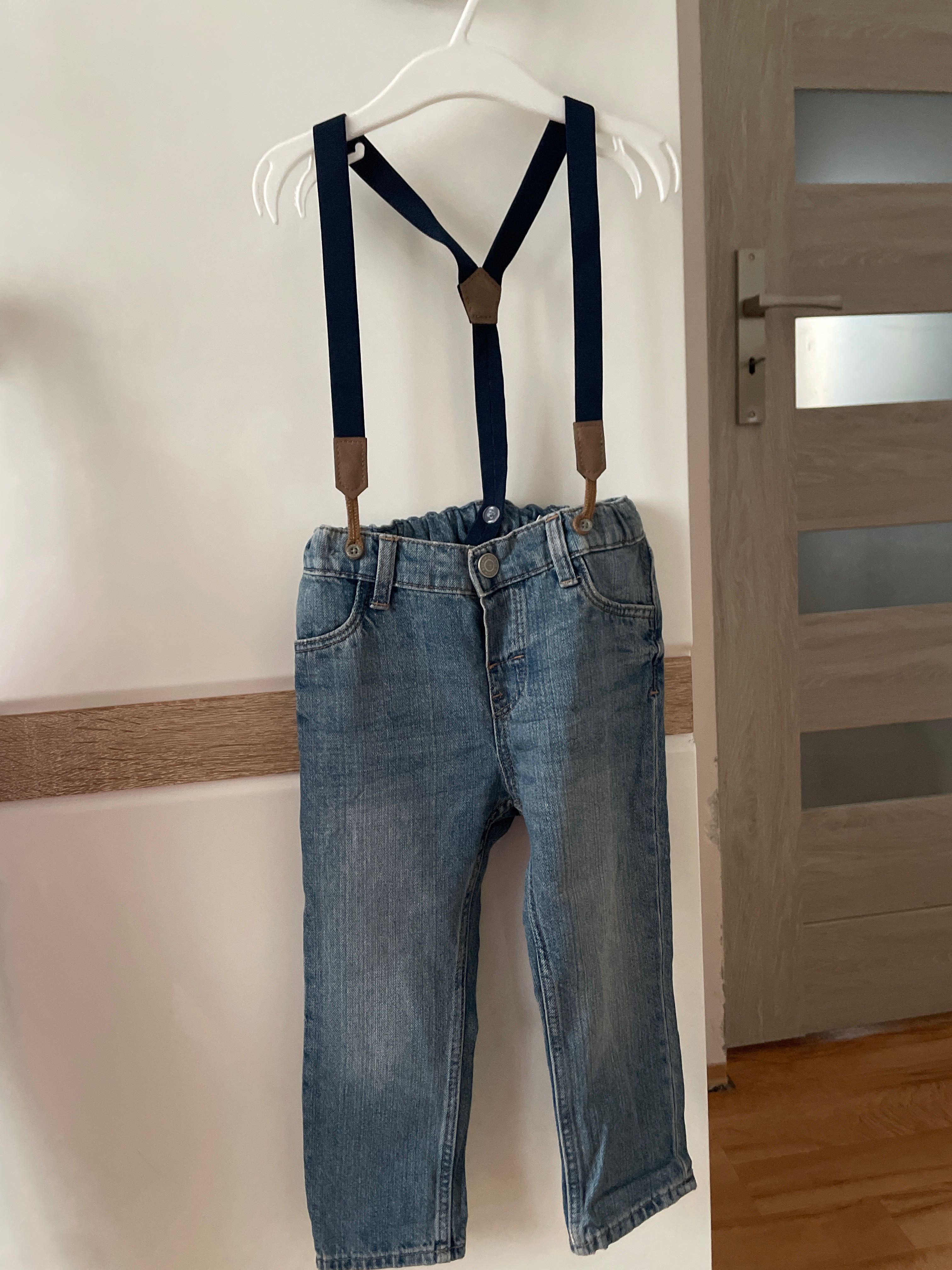 2 szt spodni jeansowych r 92 h&m pepcco nowe dla chlopca