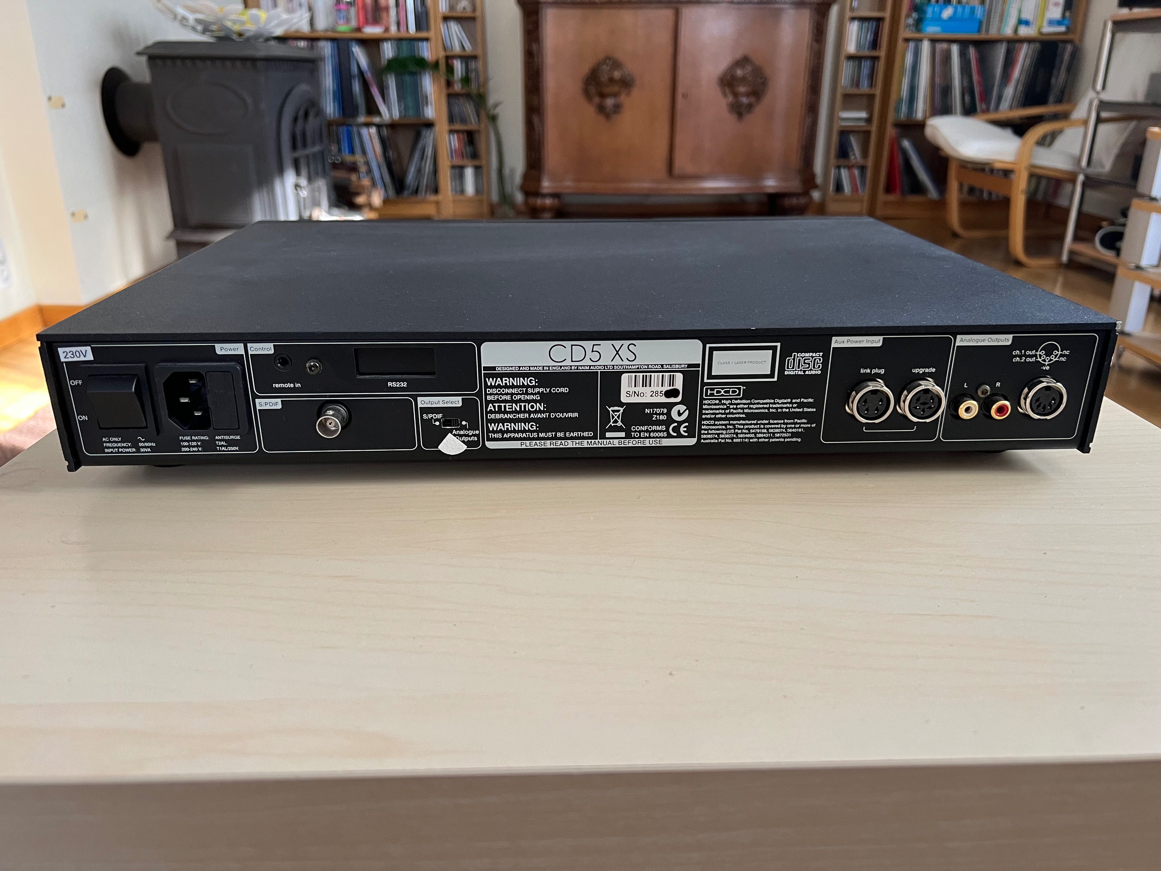 Naim CD5 XS – Odtwarzacz CD – stan bardzo dobry + nowy laser