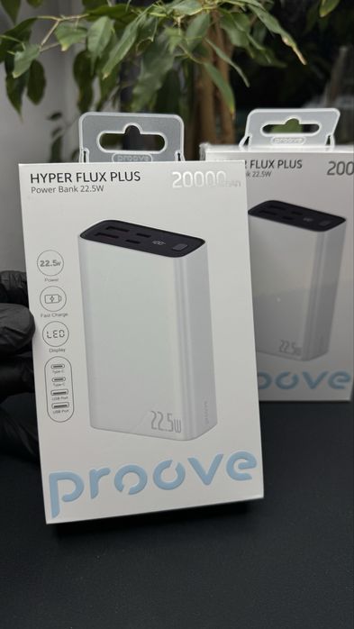 Якісний повербанк з гарантією Proove 20000 mAh 22.5w павербанк зарядка