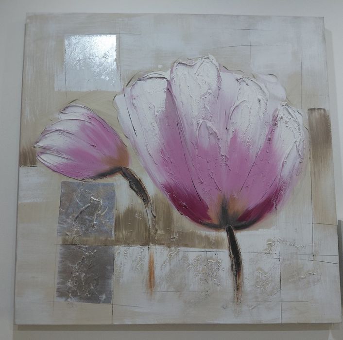 Quadro em tela com pintura