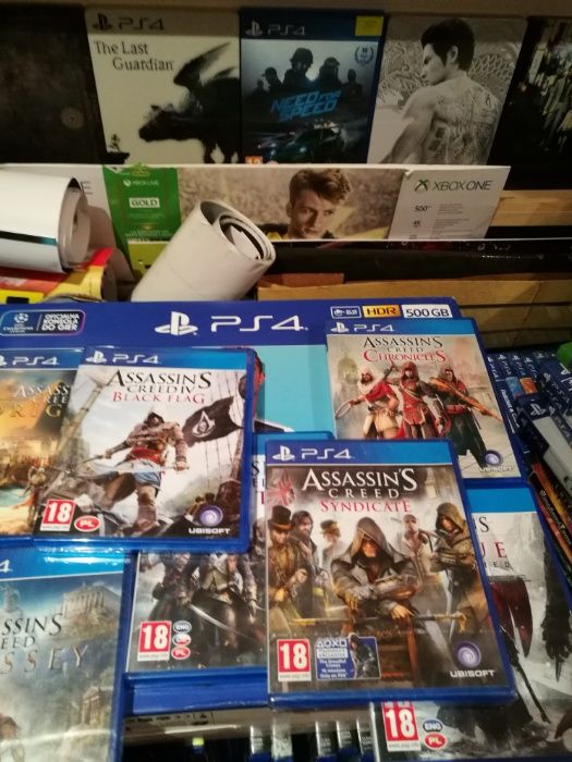 Assassin Odyssey Orygins Syndicate Unity Ps4 zestaw Możliwa Wymiana