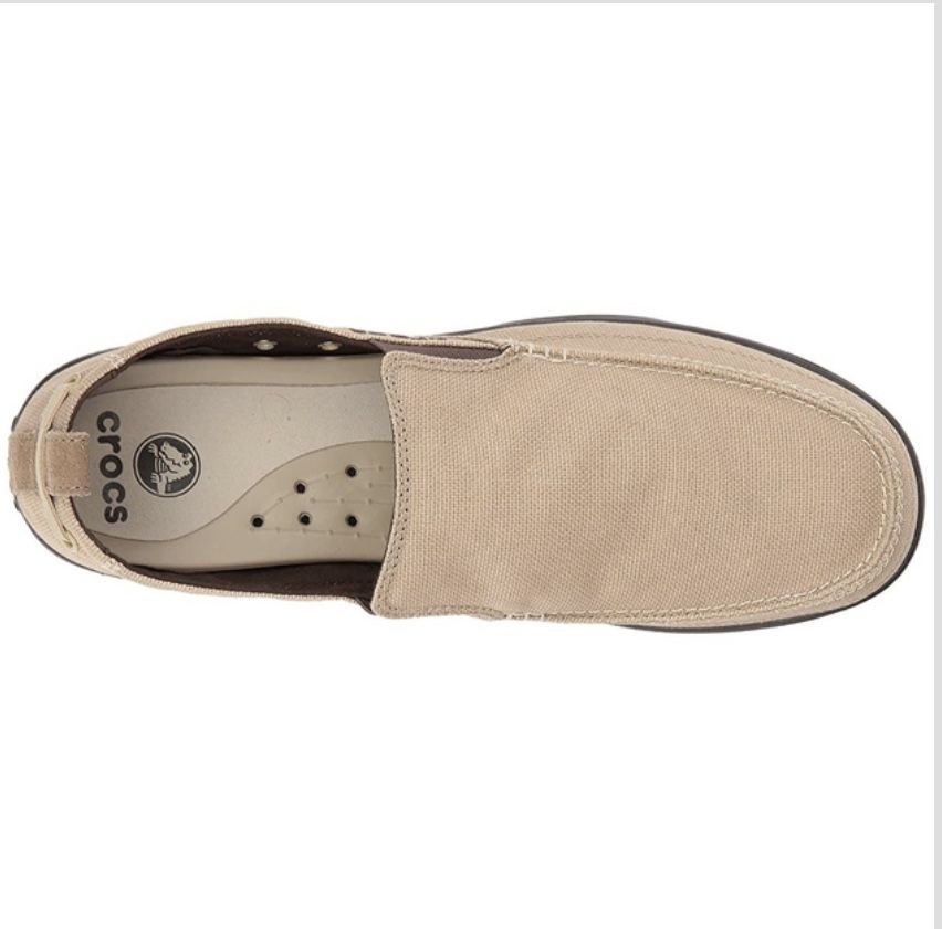 Мокасины Crocs Walu Khaki/Espresso