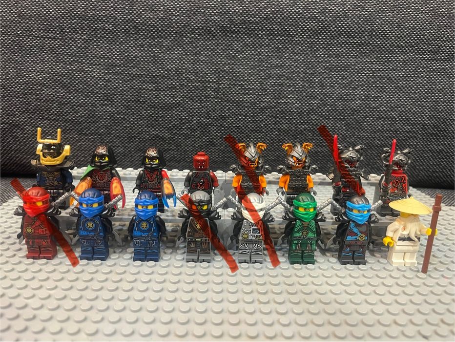 Lego ninjago figurki sezon 7