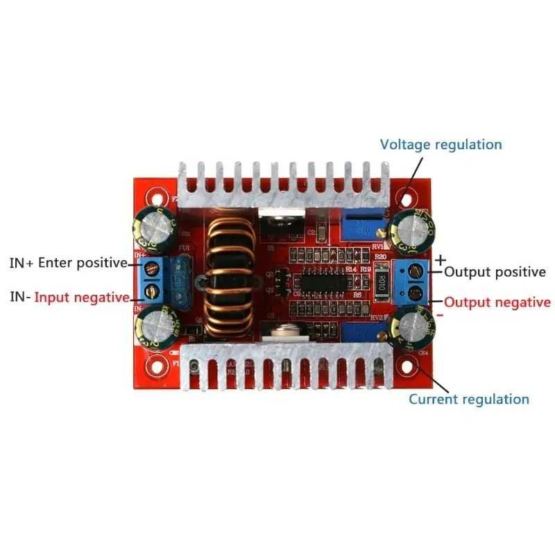 Підвищуючий DC-DC перетворювач Step-up Boost Converter 400W 15A 10-60В