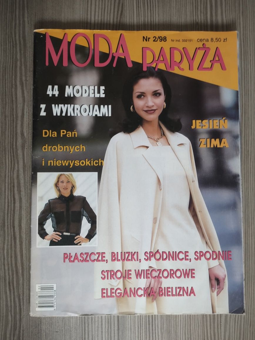 Moda Paryża 2 szt. wykroje magazyn