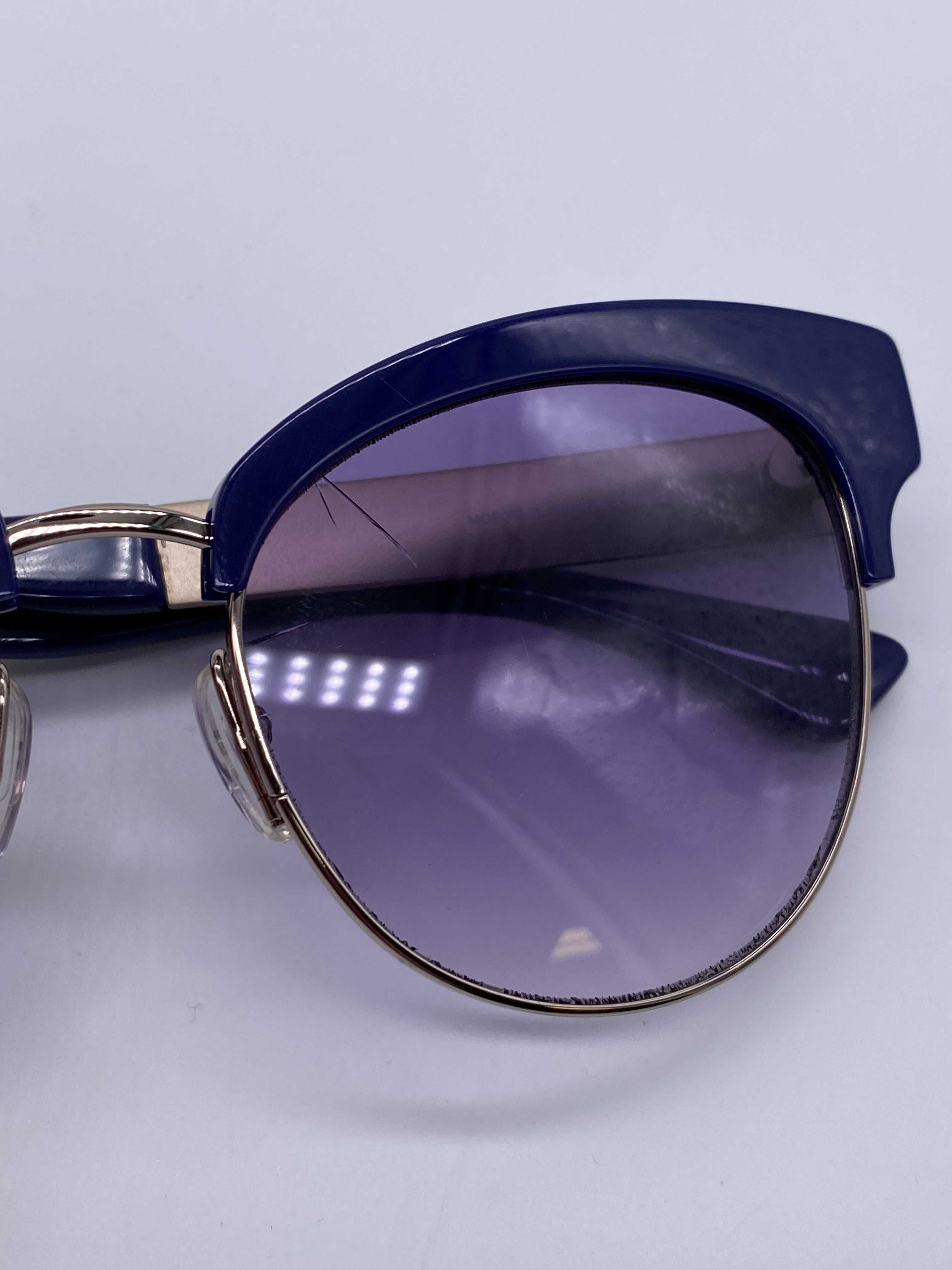 Oprawki Okulary Przeciwsłoneczne Moschino MOS038/S  Złote Niebieskie