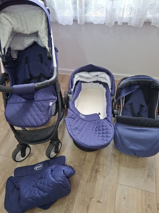 Wózek 3w1 4baby spacerówka gondola nosidełko